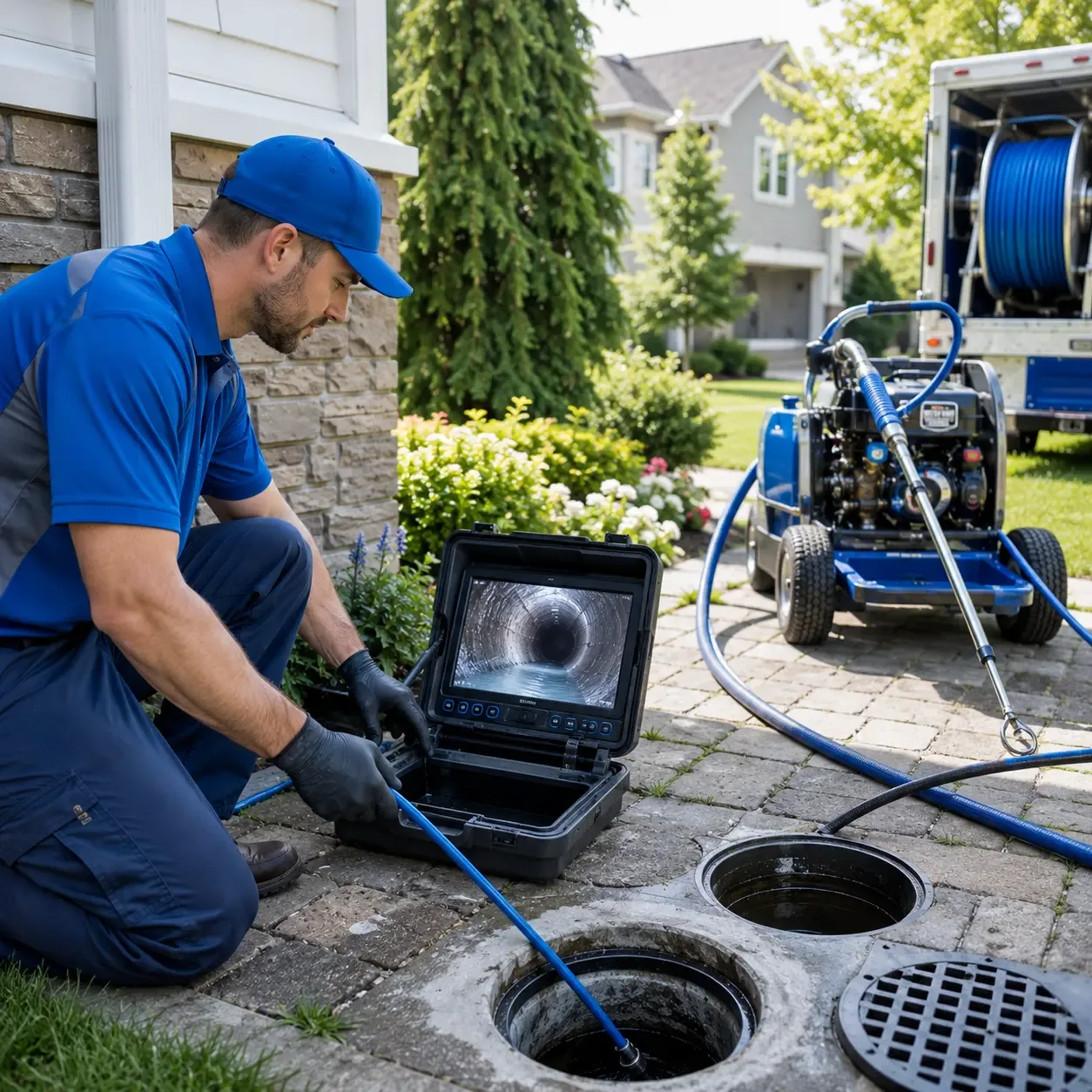 Outdoor drain cleaning professionals serving Richford, NY