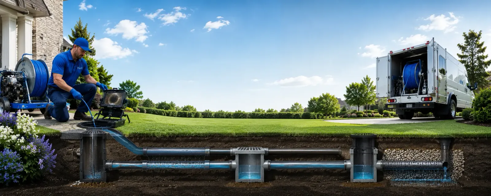 Outdoor drain cleaning information for Richford, NY
